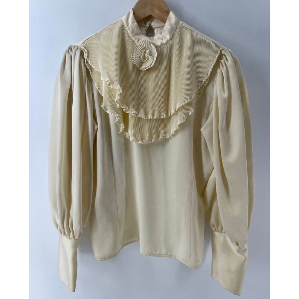 Jacqueline Fried New York, Rome Size 12 Late 1970’s 100% Polyester Pleated